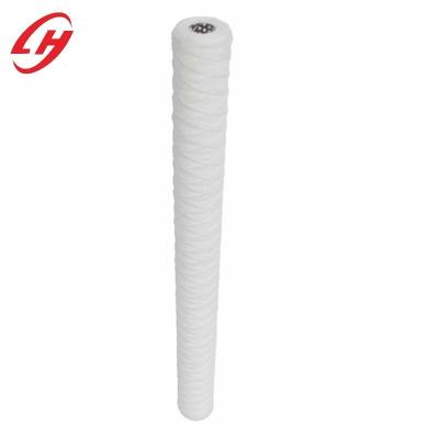 China Hotels 5 Micron 20 Inch PP Material String Wound Filter Cartridge For Factory for sale