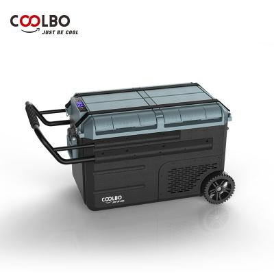 China 2022 New Arrival Coolbo WEG45 Portable Freezer Fridge 12V Car Cooling Refrigerator for sale