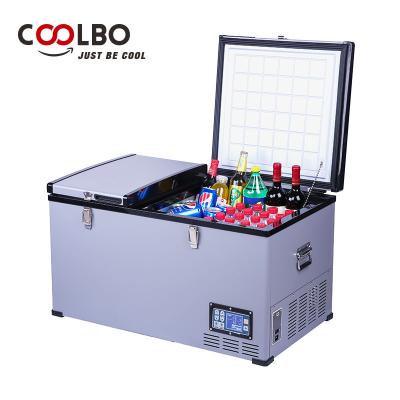 China High Quality 12 Volt COMPRESSOR Double Door 125l Freezer Refrigerator for sale