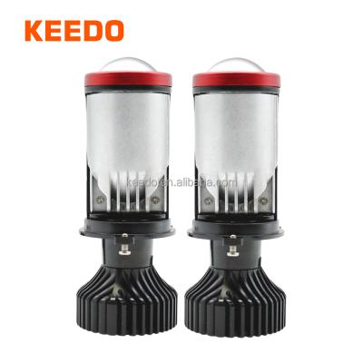 China Factory Fan Wholesale New Y8 H4 Mini Projector Lens Led Headlight Bulb 150W Led Car Light H4 High Low Beam Lamp for sale