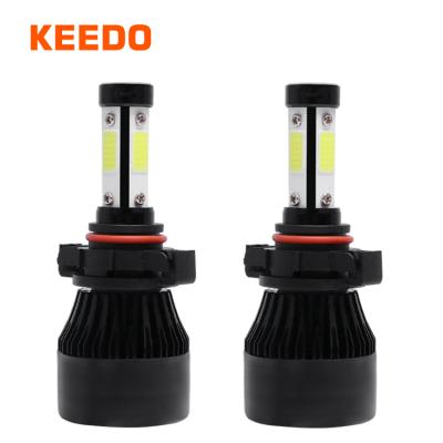 China 4sides lighting factory hot sale S4 H4 led lights 4 sides led headlight bulb X7 6000K 8000LM 5202 H7 H11 9006 led headlight bulb for sale