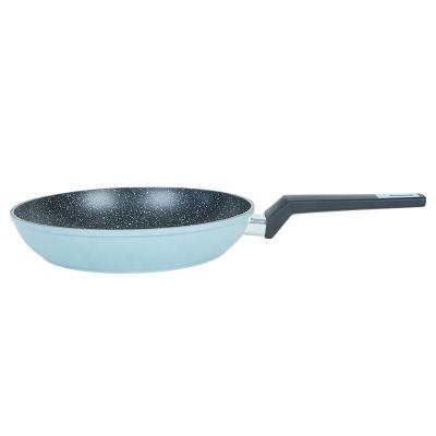 China Amazon Traditional Frying Pan Non Stick Pan Lid Customized Cookware Packaging Design OEM With Blue Aluminum PP Plastic Hot Sale Support CE/EU for sale