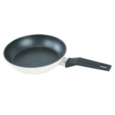 China Traditional Amazon Cooking Frying Pan Ceramic Pan Fry Pans Forged Aluminum With Long Handle Customized Hot Sales Non-Stick Egg Home Aluminum for sale