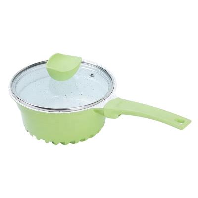 China Viable wholesale sauce pot customized cooking pots noodles cookware kitchenware light green soup and stock pots for sale