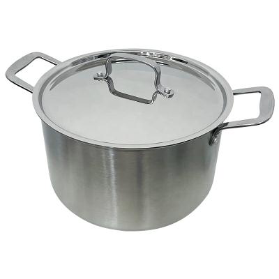 China Amazon Viable Hot Sales High Quality Soup and Stock Pots Wholesale Pots for Cooking Set 304 Stainless Steel Stock Pots for sale