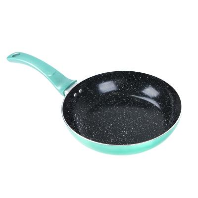 China Contemporary Frying Pan Coating Pan Wholesale Press Aluminum With PP Plastic Handle Non Stick Ceramic Home Kitchen 24cm 2.0mm Customized Service for sale