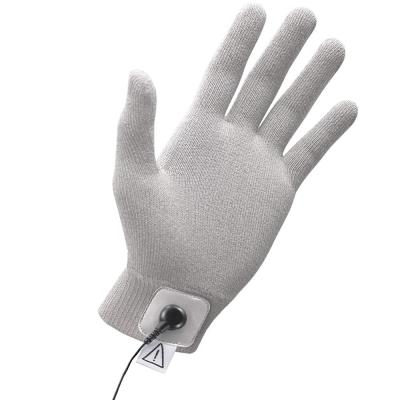 China Conductive massage silver thread ten glove electrotherapy, compatible with TENS/EMS machine units 50*50MM for sale