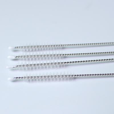 China Sustainable Stainless Steel Straws Sweep Nylon Cleaning Brush For Straw Customize Brush for sale