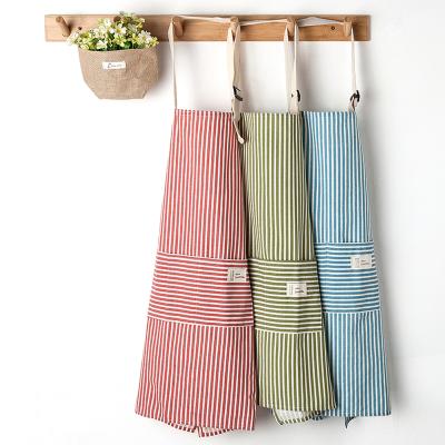 China Custom Waterproof Cotton Printed Kitchen Apron Eco-friendly Apron For Kids Women Designer Cooking Aprons for sale