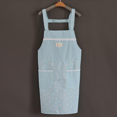 China Eco-Friendly Adjustable Cotton Kitchen Canvas Apron Sleeved Apron For Women Chef Apron for sale