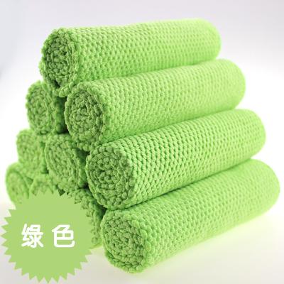 China Microfiber Viable Silk Suede Cleaning Cloth Corn Core High Quality Cleaning Cloth for sale