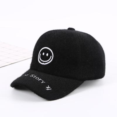 China Wholesale JOINT mink velvet fashion sports hat women gorras fall/winter new style baseball cap elastic hat for sale