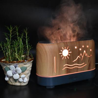 China Simulation Flame Air Humidifier Home Aroma Diffuser With Remote Control for sale