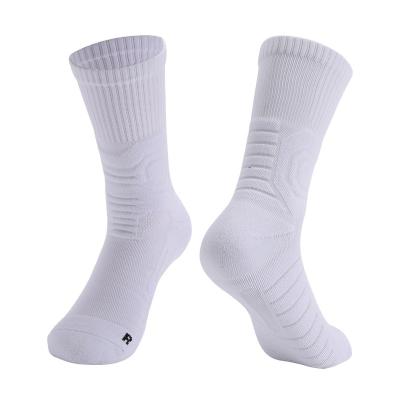 China Fashionable Sports QUICK DRY Cotton Boys Basketball Socks For Men for sale