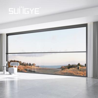 China Cheap Magnetic Screen New Build Home Sound Push Up Euro Window Draft Waterproofing Eco Slide Sash Windows for sale