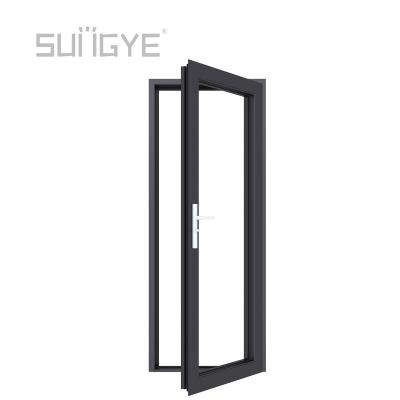 China Sound Insulation Kitchen Window and Door Screen Magnetic Closure Apartment Pocket Interior Aluminum Door for sale