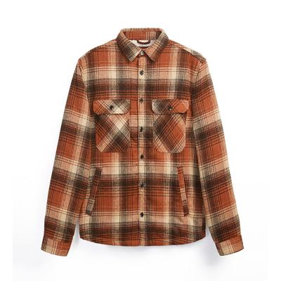 China Fashion Distressed Crazy Shirts Anti-Pilling Top Service Men Stitch Shotgun Flannel Shirt Made In China Arket for sale