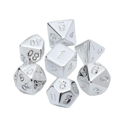 China Custom Nice Board Game Accessories Edge Dice Polyhedral Dice Set Games Dice for sale