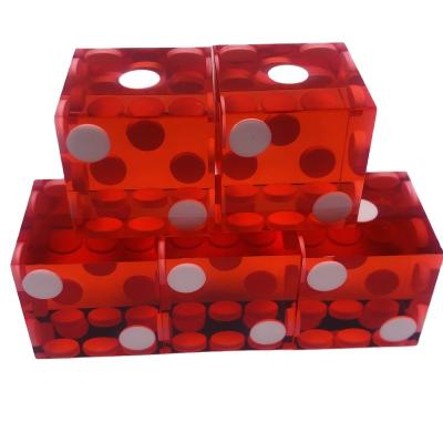 China Board Game Accessories Wholesale Bulk Pointed Polyhedral Dies Resin Corner D6 Entertainment Game Dies Set Bulk for sale