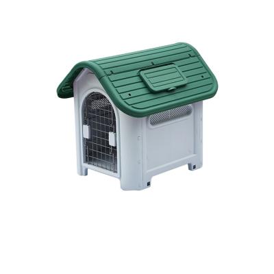 China Factory Direct Breathable Plastic Dog House Outdoor Plastic Kennel for sale