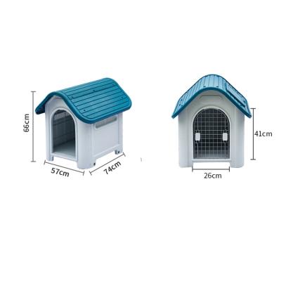 China Breathable Chinese Factory Outdoor Luxury Wood Dog House Huge Huge Plastic Kennel for sale