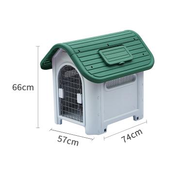 China Breathable Best Selling Dog Kennels Large Outdoor Rainproof Plastic Kennel for sale