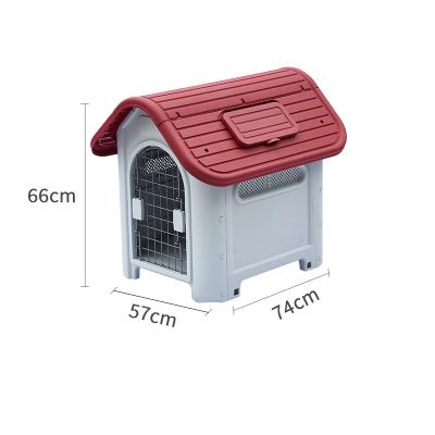 China Breathable Hot Sale Plastic Outdoor Waterproof Dog House for sale