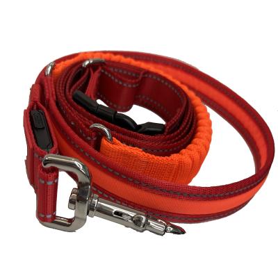 China Lights Quick Release Adjustable Leather Dog Training Collar And Leash for sale