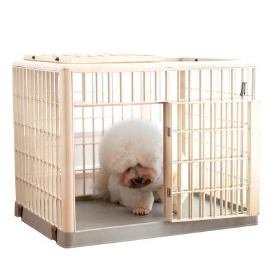 China Wholesale Breathable Cheap Plastic Dog Cage Outdoor Pet Cage Carrier Cages And Houses For Small Animal for sale