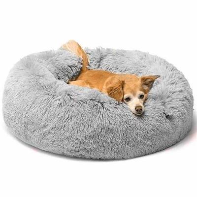 China Breathable Comfortable Lying Plush Dog Plush Pillow Pet Bed for sale