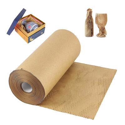 China WOPACK Biodegradable Competitive Price Eco-friendly Kraft Cushion Roll Cushion Honeycomb Protective Filling Envelope for sale