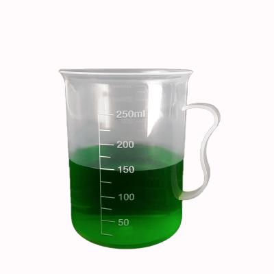 China Sustainable Kitchen Lab Graduated Clear Plastic Beaker Measuring Cup To Thicken Measuring Jug for sale