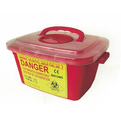 China Recyclable Medical Biohazard Safety Box Sharp Container For Syringe And Needle for sale