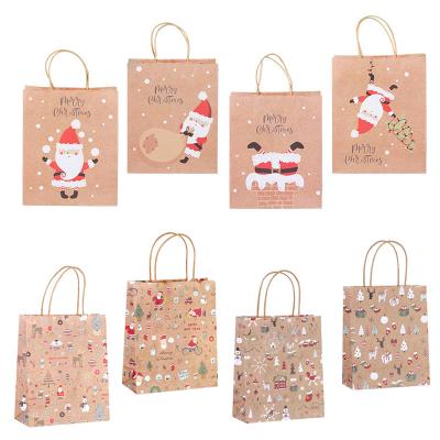 China Recyclable Paper Packaging Bag Vertical Gift Party Storage Packaging Shopping Bag For Food Clothes Business for sale