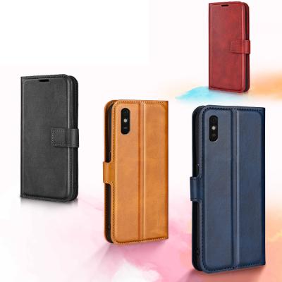 China Anti-fall For Redmi 9A Cube Buckle Leather Phone Case for sale