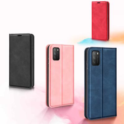 China Anti-drop For Xiaomi Poco M3 Magnetic Attraction Leather Phone Case for sale