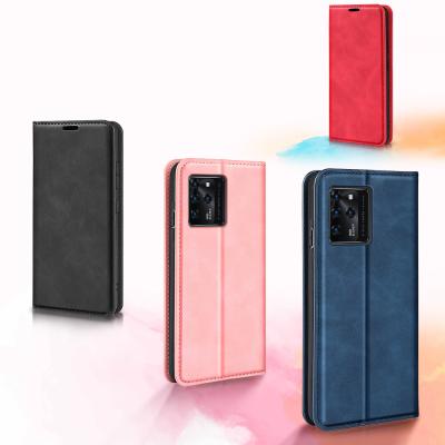 China Anti-drop For ZTE V30 Magnetic Attraction Leather Phone Case for sale