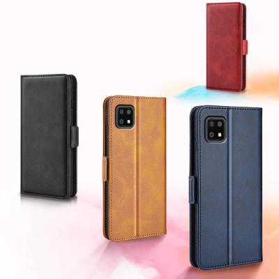 China Anti-fall For Double Sense 6 Pointed Button Leather Phone Case for sale