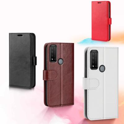 China Anti-drop For TCL 20 R 5G Single Edge Leather Phone Case for sale