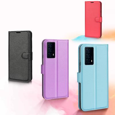 China Anti-drop For Vivo Z5 Lychee Pattern Leather Phone Case for sale