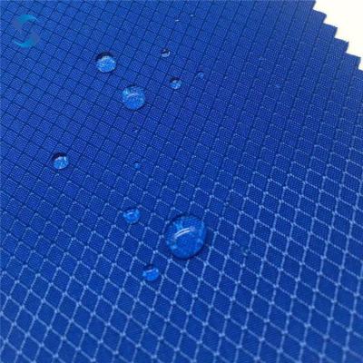 China Waterproof Nylon 210d Oxford Ripstop Fabric Waterproof Nylon Oxford For Backpack for sale