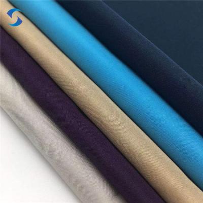 China Waterproof Polyester Pongee Fabric Garment Fabric 100% Polyester Pongee 210T Silk Fabric for sale