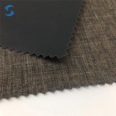 China Waterproof Cationic Fabric 100% Polyester PVC Coated Oxford 300D / 600D Bag Plain Weave Material for sale