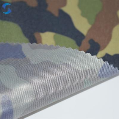 China Waterproof 210D Printing Polyester Oxford PU Coating Printed Waterproof Fabric for sale