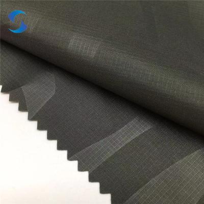 China Fabric Polyester Taffeta Printing Fabric Polyester Ripstop Waterproof Top Coating Fabric for sale