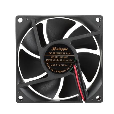 China Other 12V 24 Volt 8025 80mm Brushless DC Fan 80x80x25mm for sale