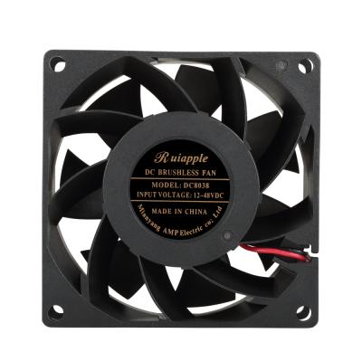 China Other 8038 Brushless Axial Fan 80*80*38mm 80mm DC Fan Hot Selling Fan for sale