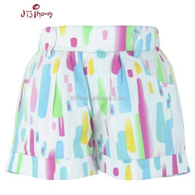 China Anti-pilling school girl short printed shorts short-printed for sale