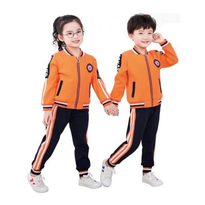 China Casual School Uniform Customized Children Clothing Set Boy Sports Suit Girl Autumn Winter Long Sleeve Clothes for sale