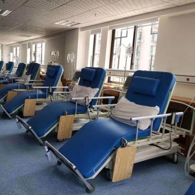 China The best-selling hospital room medical electric bed! Multi-motor Dialysis Chair Three Linak Motor Medical Bed for sale